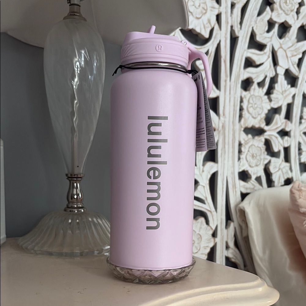 lululemon athletica Lavender Pink Insulated Water Bottle